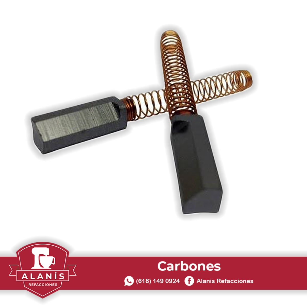 PAR DE CARBONES ORIGINALES KINCHENAID